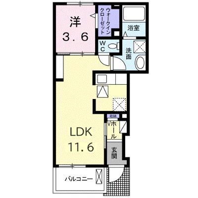 ルピナス・リバーＡ 102【管理NO：1-022185901-01020】 ★家具家電は申し込み後に搬入します★ ★2026年08月下旬入居可能★の物件画像