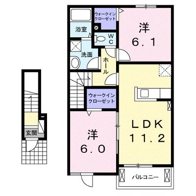 アプリークムＢ 202【管理NO：1-021886302-02020】 ★家具家電は申し込み後に搬入します★の物件画像