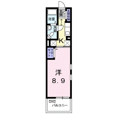 ブッシュクローバーⅡ 201【管理NO：1-016793001-02010】 ★家具家電は申し込み後に搬入します★の物件画像