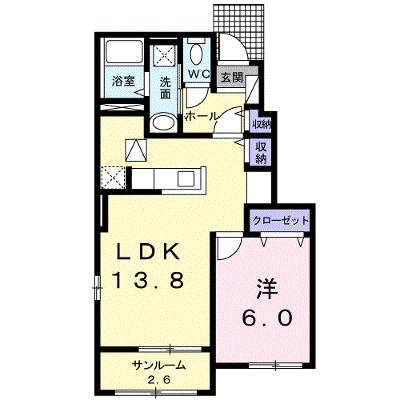 ネロミロスＡ 103【管理NO：1-021299301-01030】 ★家具家電は申し込み後に搬入します 2026年08月上旬入居可能の物件画像