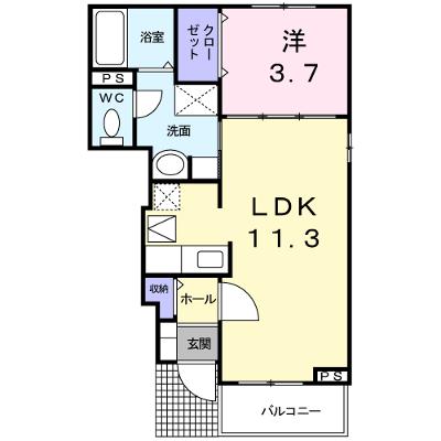 ピエール・ブランシュ 103【管理NO：1-017567901-01030】 ★家具家電は申し込み後に搬入します 2026年08月下旬入居可能の物件画像