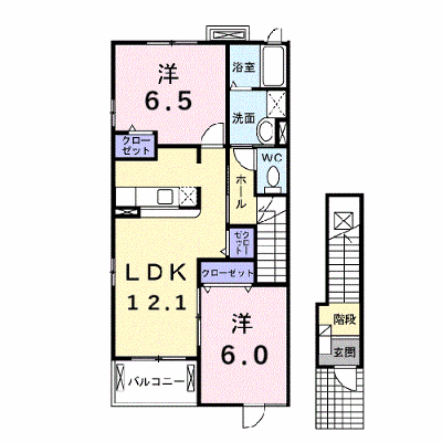 ウエストピークⅣ 201【管理NO：1-015882901-02010】 ★家具家電は申し込み後に搬入します★の物件画像