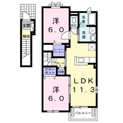 グレイスフル・Ｓ　Ⅱ 201【管理NO：1-022868202-02010】 ★家具家電は申し込み後に搬入します★ ★2026年08月下旬入居可能★の物件画像