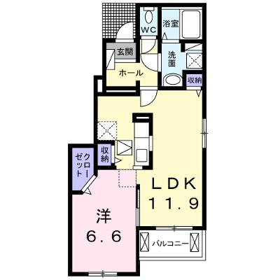 ウーナ　フェリチタ　ヤハギ 101【管理NO：1-022620801-01010】 ★家具家電は申し込み後に搬入します 2026年09月中旬入居可能の物件画像