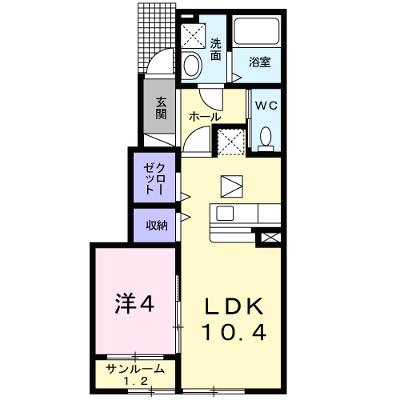 ファミリア村上 104【管理NO：1-017368701-01040】 ★家具家電は申し込み後に搬入します★の物件画像