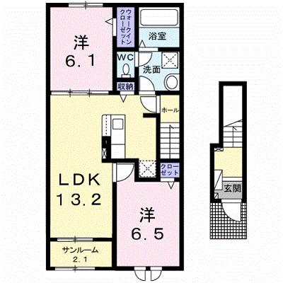 セレノ　アルバ 202【管理NO：1-026798001-02020】 ★家具家電は申し込み後に搬入します 2026年09月中旬入居可能の物件画像