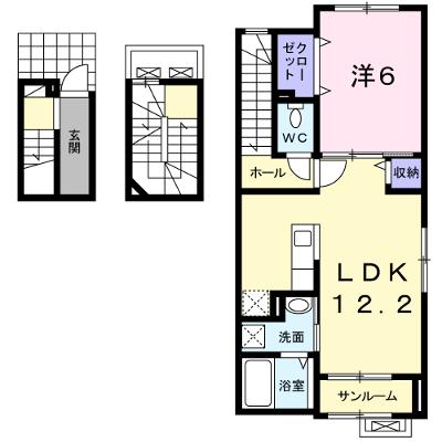 ビバーチェ 301【管理NO：1-022759101-03010】 ★家具家電は申し込み後に搬入します★ ★2026年10月中旬入居可能★の物件画像