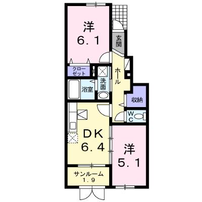 エスポワール 102【管理NO：1-016767301-01020】 ★家具家電は申し込み後に搬入します 2026年08月上旬入居可能の物件画像