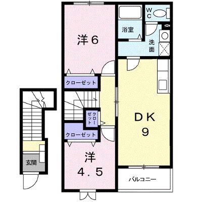 グランツⅠ 204【管理NO：1-011982001-02040】 ★家具家電は申し込み後に搬入します 2026年09月中旬入居可能の物件画像