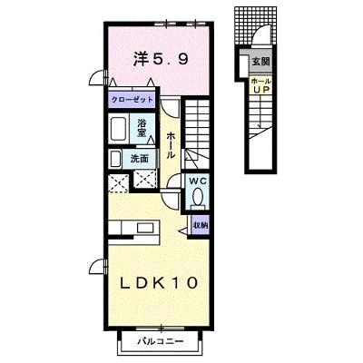 ヴァンベール　Ｂ 203【管理NO：1-014559402-02030】 ★家具家電は申し込み後に搬入します 2026年09月中旬入居可能の物件画像
