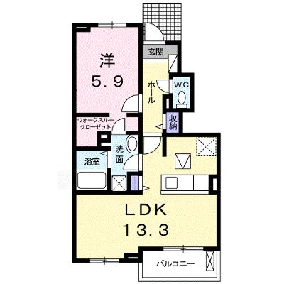 シャンティ 102【管理NO：1-020570901-01020】 ★家具家電は申し込み後に搬入します★の物件画像