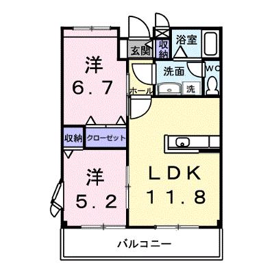 カーサグランデⅠ 202【管理NO：1-015381801-02020】 ★家具家電は申し込み後に搬入します★ ★2026年09月中旬入居可能★の物件画像