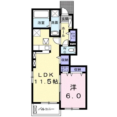 エスポワールＫ＆Ｌ　Ⅱ 103【管理NO：1-024963402-01030】 ★家具家電は申し込み後に搬入します★ ★2026年10月上旬入居可能★の物件画像