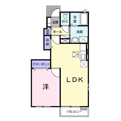 フォレストウィング・Ｋ 101【管理NO：1-015589901-01010】 ★家具家電は申し込み後に搬入します★ ★2026年09月中旬入居可能★の物件画像