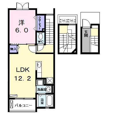 アリビエ　Ⅰ 303【管理NO：1-018903201-03030】 ★家具家電は申し込み後に搬入します★ ★2026年08月下旬入居可能★の物件画像
