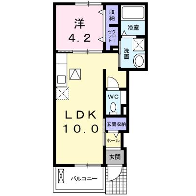 パストラーレ 102【管理NO：1-020046101-01020】 ★家具家電は申し込み後に搬入します 2026年08月下旬入居可能の物件画像