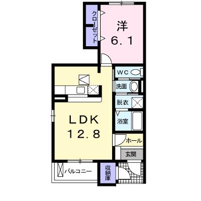 カスカータⅢ 101【管理NO：1-013072801-01010】 ★家具家電は申し込み後に搬入します★ ★2026年08月下旬入居可能★の物件画像