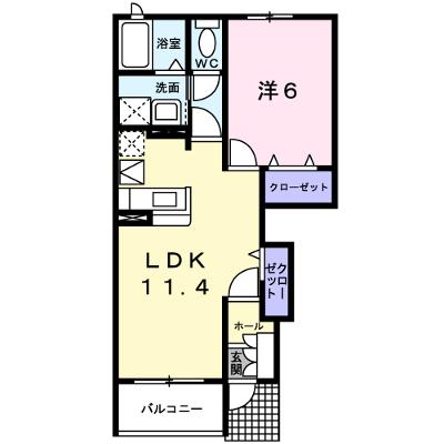 ヴィラ・リッツⅡ 102【管理NO：1-014608701-01020】 ★家具家電は申し込み後に搬入します★ ★2026年09月上旬入居可能★の物件画像
