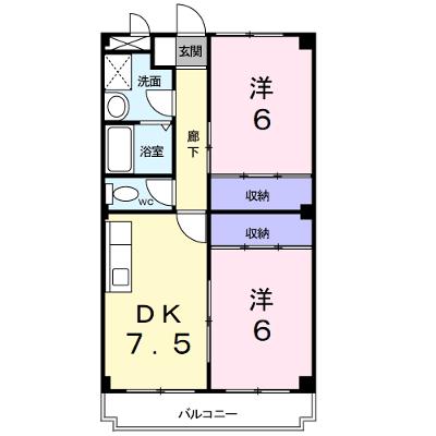 ハミングバートⅡ 3-E【管理NO：1-003889501-03050】 ★家具家電は申し込み後に搬入します★の物件画像