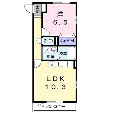 ガーデン　ダイキ 201【管理NO：1-017418701-02010】 ★家具家電は申し込み後に搬入します★ ★2026年08月下旬入居可能★の物件画像