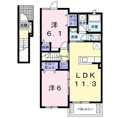 シャン・ノールⅩⅢ 202【管理NO：1-020724701-02020】 ★家具家電は申し込み後に搬入します 2026年08月下旬入居可能の物件画像