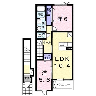 フィオーレ　Ⅱ 205【管理NO：1-015949902-02040】 ★家具家電は申し込み後に搬入します 2026年09月中旬入居可能の物件画像