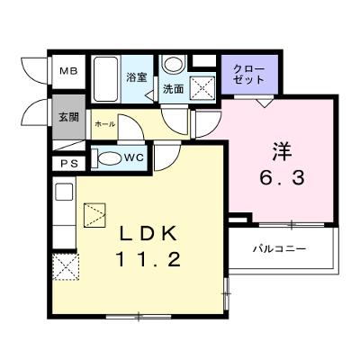 ヒカルサ和歌山城北サウス 206【管理NO：1-028559501-02050】 ★家具家電は申し込み後に搬入します 2026年12月下旬入居可能の物件画像