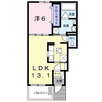 Ｂｅｌｌｅ　Ｃｒｅｓｔ　Ⅱ 102【管理NO：1-024779402-01020】 ★家具家電は申し込み後に搬入します 2026年08月下旬入居可能の物件画像