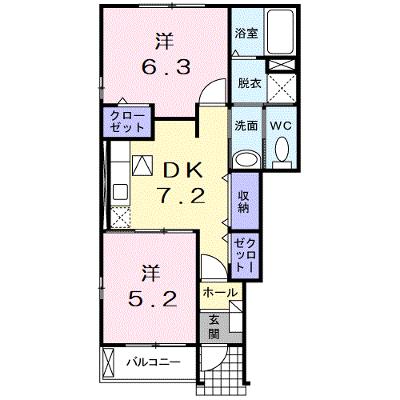 シャイニング・ベル　Ⅱ 101【管理NO：1-014739701-01010】 ★家具家電は申し込み後に搬入します★ ★2026年08月下旬入居可能★の物件画像
