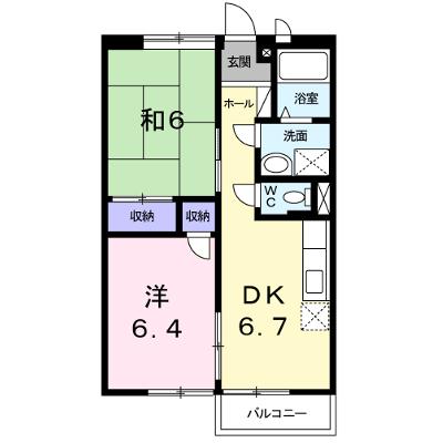 シャルム岩出 203【管理NO：1-005172801-02030】 ★家具家電は申し込み後に搬入します 2026年08月上旬入居可能の物件画像
