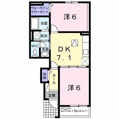コンフルアンス　ＭⅡ 102【管理NO：1-017624502-01020】 ★家具家電は申し込み後に搬入します★の物件画像