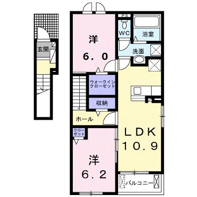 セードゥ　ヴィランテⅠ 201【管理NO：1-026779101-02010】 ★家具家電は申し込み後に搬入します 2026年08月下旬入居可能の物件画像