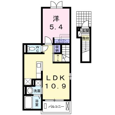 ジュネス 201【管理NO：1-018372201-02010】 ★家具家電は申し込み後に搬入します★ ★2026年08月下旬入居可能★の物件画像