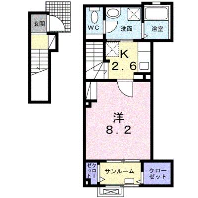 グリーンコート 203【管理NO：1-026170601-02030】 ★家具家電は申し込み後に搬入します★ ★2026年10月上旬入居可能★の物件画像