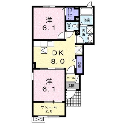 アルカンシエル 101【管理NO：1-021668201-01010】 ★家具家電は申し込み後に搬入します★ ★2026年10月上旬入居可能★の物件画像