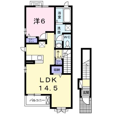 ディアレスト　Ｂ棟 201【管理NO：1-024441802-02010】 ★家具家電は申し込み後に搬入します★ ★2026年08月下旬入居可能★の物件画像