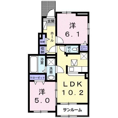 ル　シエル 101【管理NO：1-024266501-01010】 ★家具家電は申し込み後に搬入します 2026年08月下旬入居可能の物件画像