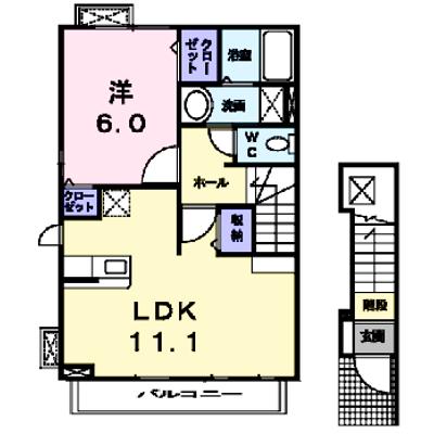 サンパティーク・ヴィラ 201【管理NO：1-014205701-02010】 ★家具家電は申し込み後に搬入します★の物件画像