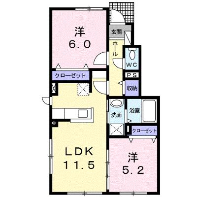 パンルージュⅠ 104【管理NO：1-019312501-01040】 ★家具家電は申し込み後に搬入します 2026年08月下旬入居可能の物件画像