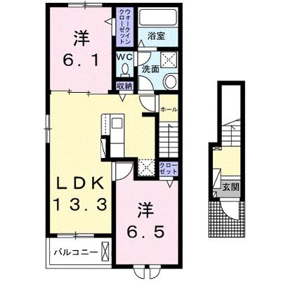ベルエア上天神Ｃ 201【管理NO：1-026708303-02010】 ★家具家電は申し込み後に搬入します★ ★2026年09月上旬入居可能★の物件画像