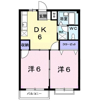 エルディム川西 203【管理NO：1-002487201-02030】 ★家具家電は申し込み後に搬入します★の物件画像