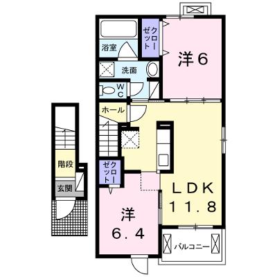 スイート　レイ 204【管理NO：1-021141001-02040】 ★家具家電は申し込み後に搬入します★ ★2026年08月下旬入居可能★の物件画像