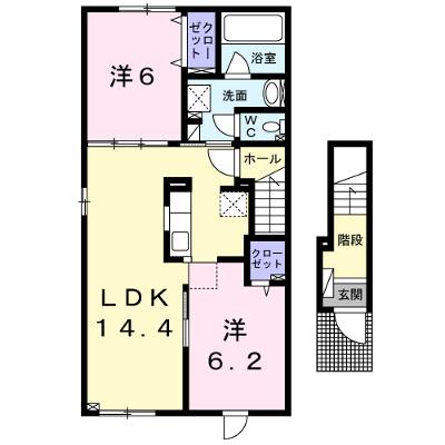 メゾン・レゼール 201【管理NO：1-022369901-02010】 ★家具家電は申し込み後に搬入します 2026年09月上旬入居可能の物件画像