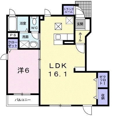 プライベートガーデン 103【管理NO：1-013836901-01030】 ★家具家電は申し込み後に搬入します 2026年08月下旬入居可能の物件画像