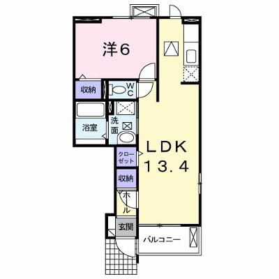 カルム樹海Ａ棟 104【管理NO：1-014841701-01040】 ★家具家電は申し込み後に搬入します★ ★2026年09月中旬入居可能★の物件画像