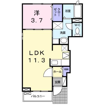 プラシード　カーサ 101【管理NO：1-015495401-01010】 ★家具家電は申し込み後に搬入します★ ★2026年08月下旬入居可能★の物件画像