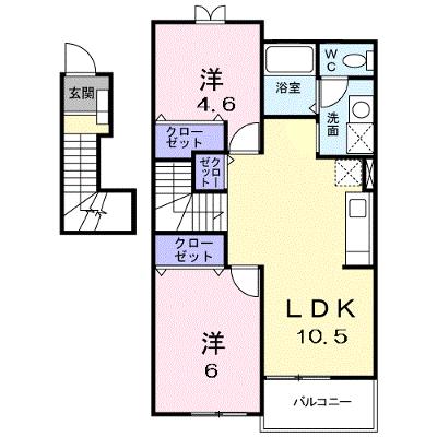 クレストール　なかの 202【管理NO：1-009681801-02020】 ★家具家電は申し込み後に搬入します★の物件画像