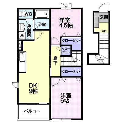 セレーノＭ’ｓ＆Ｙ　Ｃ 202【管理NO：1-010758402-02020】 ★家具家電は申し込み後に搬入します★ ★2026年08月下旬入居可能★の物件画像