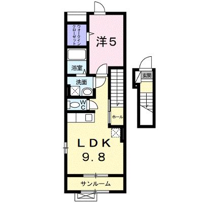 Ｒｉｖｅｒｓｉｄｅ泉 202【管理NO：1-019714901-02020】 ★家具家電は申し込み後に搬入します★ ★2026年08月下旬入居可能★の物件画像