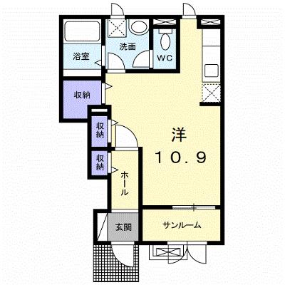 クラール高堂 102【管理NO：1-018215701-01020】 ★家具家電は申し込み後に搬入します★ ★2026年09月中旬入居可能★の物件画像